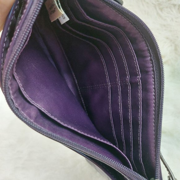 Coach Purple Wristlet Clutch - Picture 4 of 9